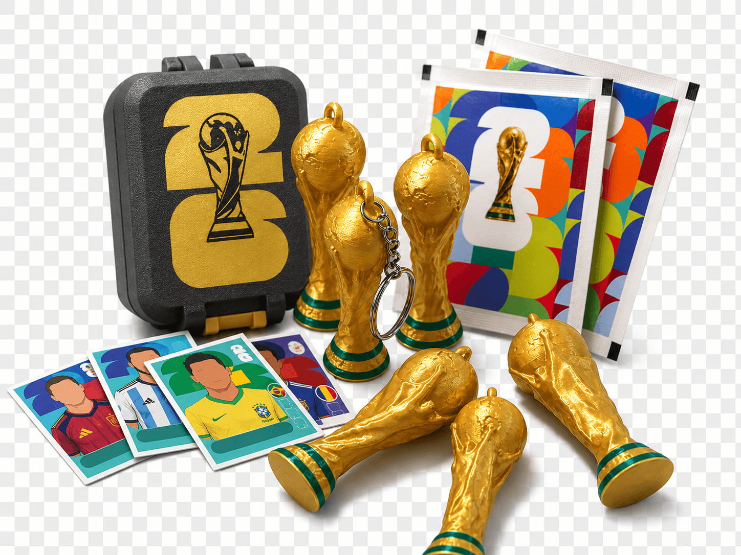 Produtos da coleção Copa do Mundo 2026