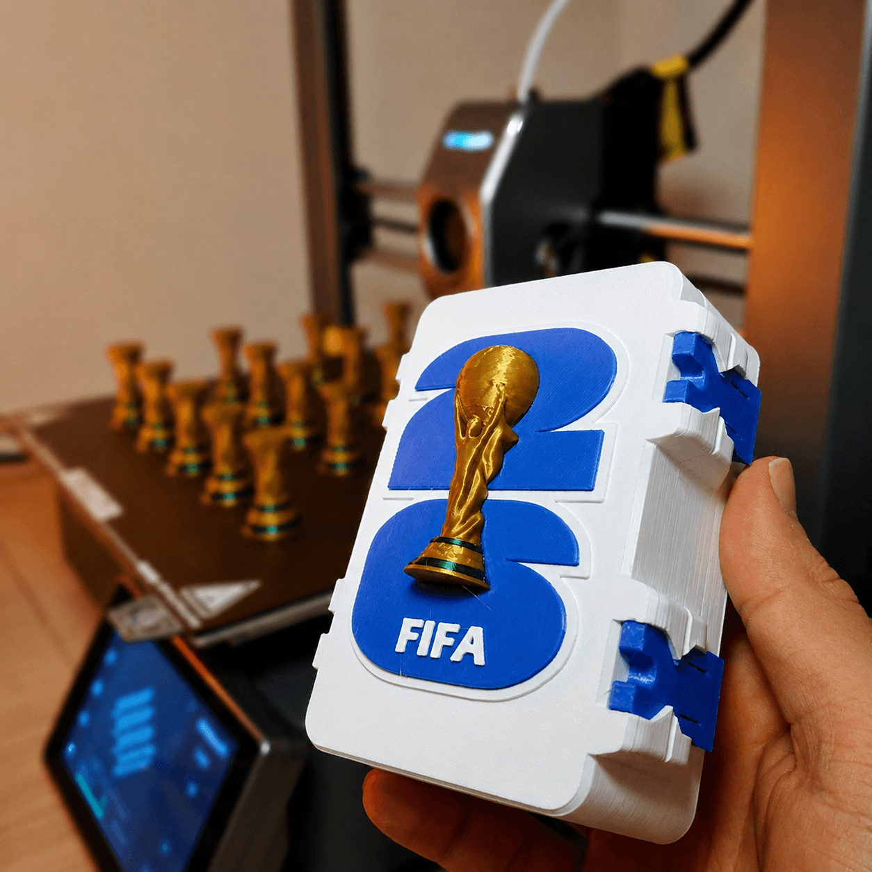 Caixa Porta-Figurinhas Copa do Mundo 2026